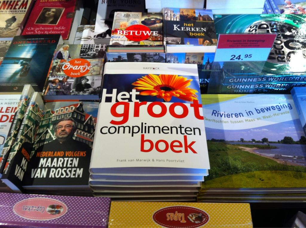 Het groot complimentenboek in de boekwinkel