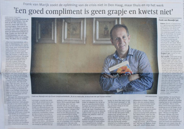 Leidsch Dagblad: 'Een goed compliment is geen grapje en kwetst niet'